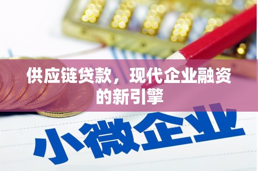 普兰店供应链贷款，现代企业融资的新引擎