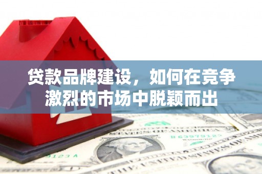 普兰店贷款品牌建设，如何在竞争激烈的市场中脱颖而出