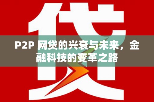 普兰店P2P 网贷的兴衰与未来，金融科技的变革之路