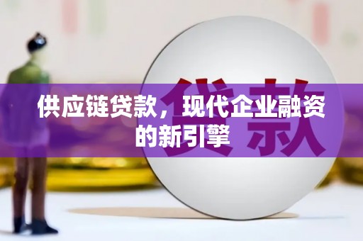 普兰店供应链贷款，现代企业融资的新引擎