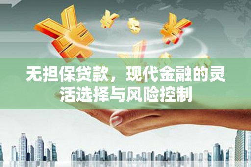 普兰店无担保贷款，现代金融的灵活选择与风险控制