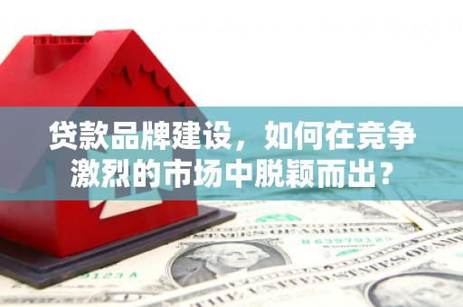 普兰店贷款品牌建设，如何在竞争激烈的市场中脱颖而出？