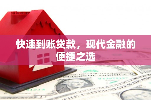 普兰店快速到账贷款，现代金融的便捷之选