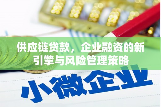 普兰店供应链贷款，企业融资的新引擎与风险管理策略