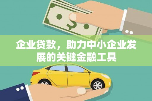 普兰店企业贷款，助力中小企业发展的关键金融工具