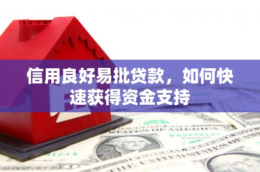 普兰店信用良好易批贷款，如何快速获得资金支持