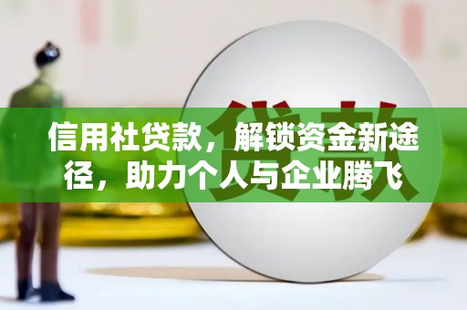 普兰店信用社贷款，解锁资金新途径，助力个人与企业腾飞