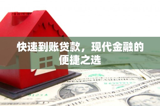 普兰店快速到账贷款，现代金融的便捷之选
