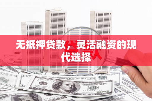 普兰店无抵押贷款，灵活融资的现代选择