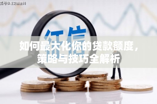 普兰店如何最大化你的贷款额度，策略与技巧全解析