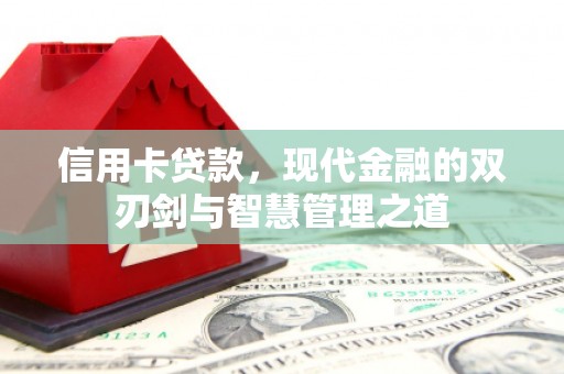 普兰店信用卡贷款，现代金融的双刃剑与智慧管理之道