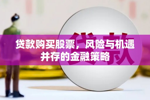 普兰店贷款购买股票，风险与机遇并存的金融策略