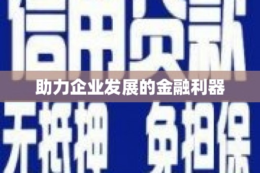 普兰店助力企业发展的金融利器